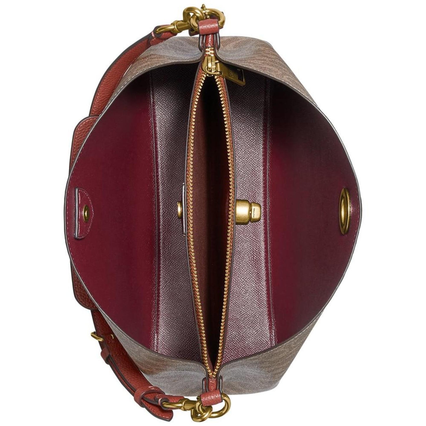 Signature Coated Canvas Willow Shoulder Bag with Convertible Straps