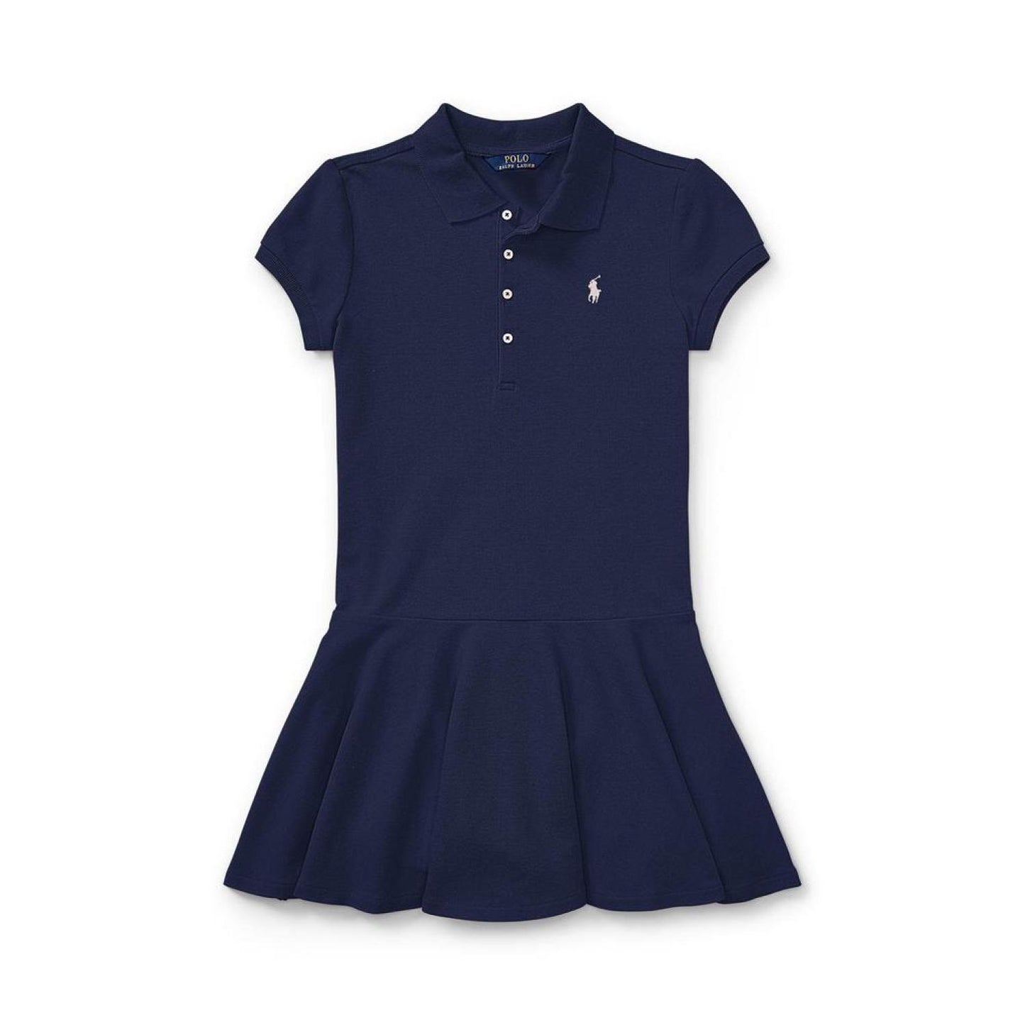 Short-Sleeve Polo Dress (Big Kids)