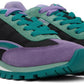 Purple & Green 'The Jogger' Sneakers