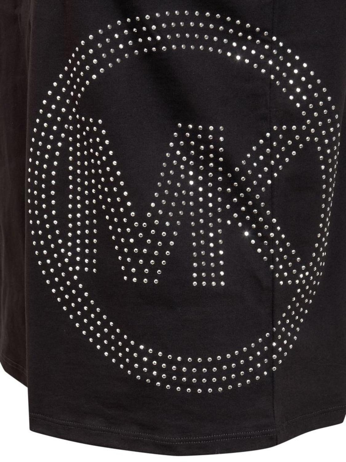 Michael Michael Kors Logo Embellished Crewneck T-Shirt