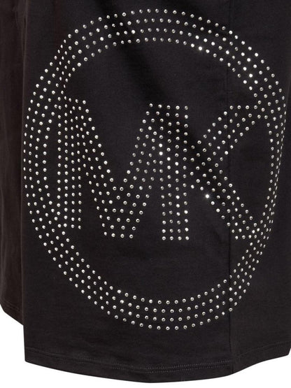 Michael Michael Kors Logo Embellished Crewneck T-Shirt