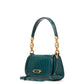 Gramercy Croc Embossed Leather Small Flap Shoulder Bag