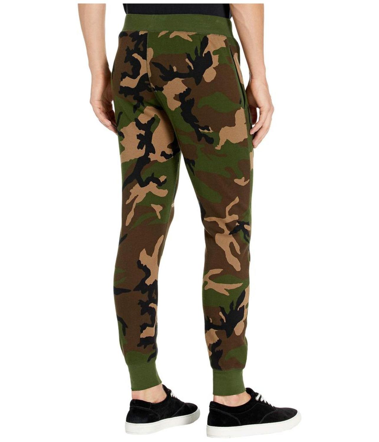 Lightweight Waffle Printed Jogger Pants
