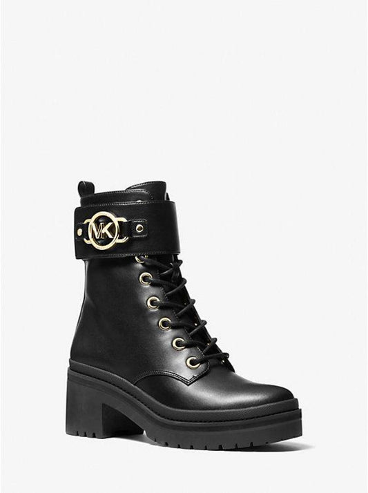 Rory Faux Leather Combat Boot