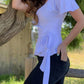 Marika Knit Top In White