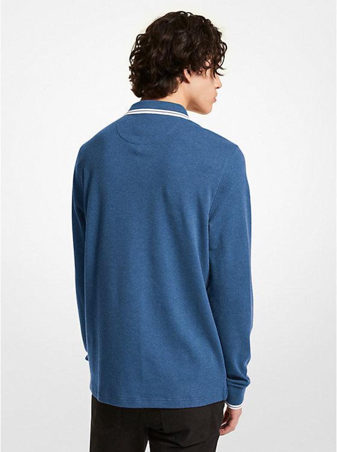 Greenwich Cotton Polo Long-Sleeve Shirt