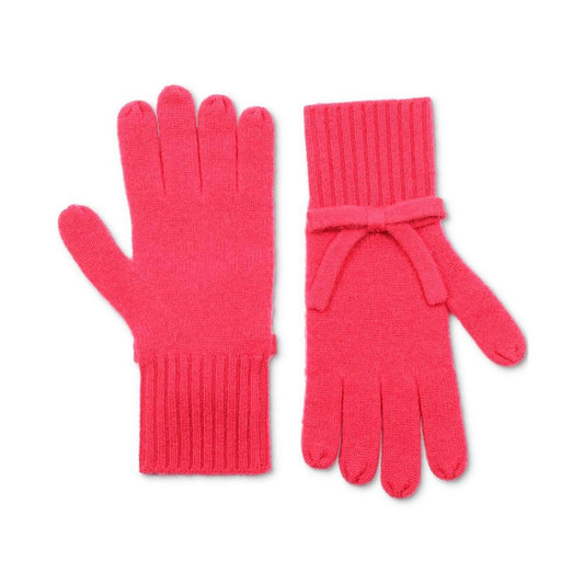 Women's Bow Knit Wool Gloves