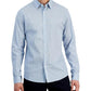 Mens Collared Dotted Button-Down Shirt