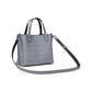 Embossed Croc Willow Tote 24