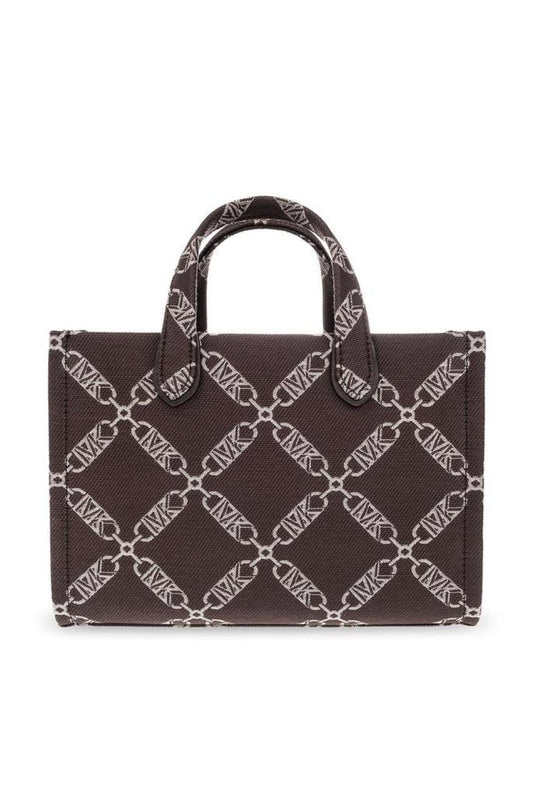 Michael Michael Kors Gigi Empire Logo Jacquard Top Handle Bag