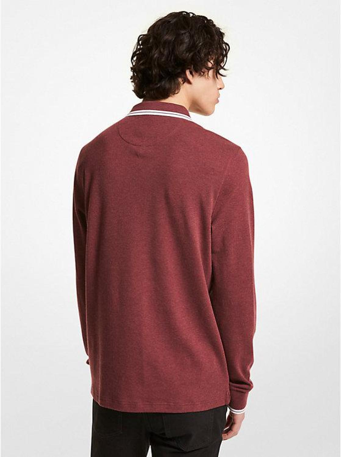 Greenwich Cotton Polo Long-Sleeve Shirt