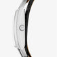 Mini Empire Silver-Tone and Leather Watch