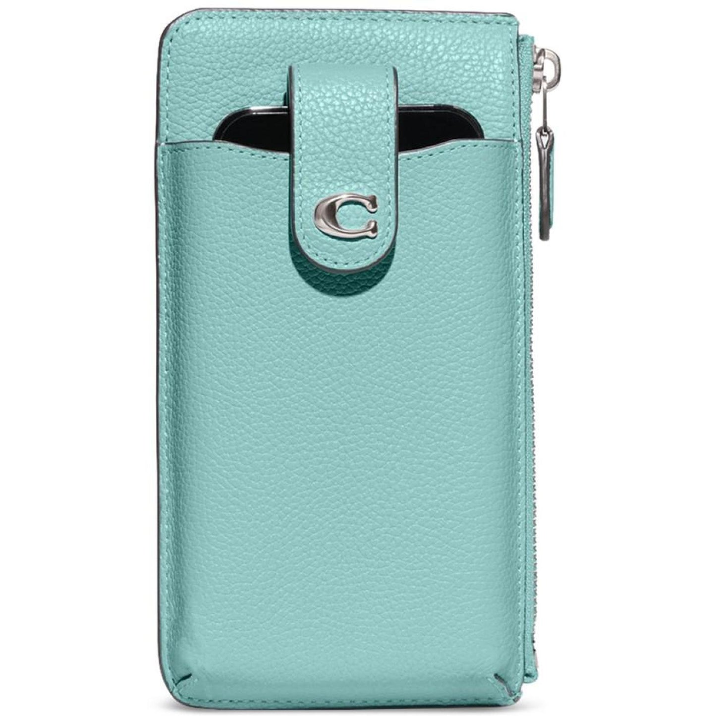 Essential Polished Pebble Leather Phone Wallet