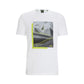 Photo-print T-shirt in stretch-cotton jersey