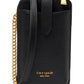 Morgan Saffiano Leather North/South Phone Crossbody