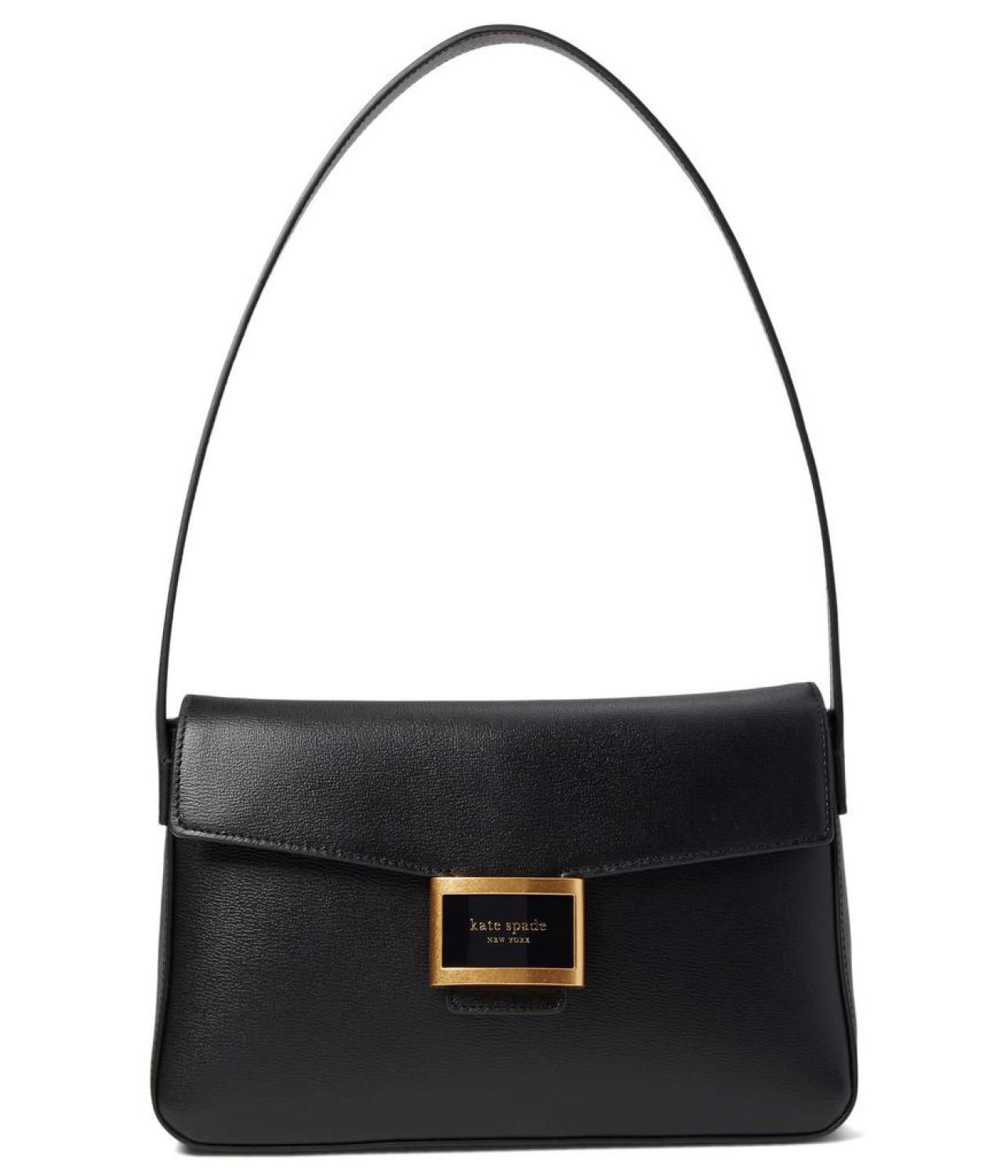 Katy Textured Leather Medium Shoulder Bag