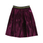 Gucci Pleated Metallic Skirt