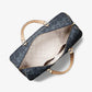 Grayson Extra-Large Empire Signature Logo Stripe Weekender Bag