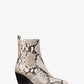 Harlow Snake Embossed Leather Boot