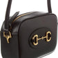 Gucci Horsebit 1955 Small Leather Shoulder Bag, Black