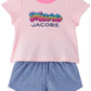 Baby Pink & Blue T-Shirt & Shorts Set