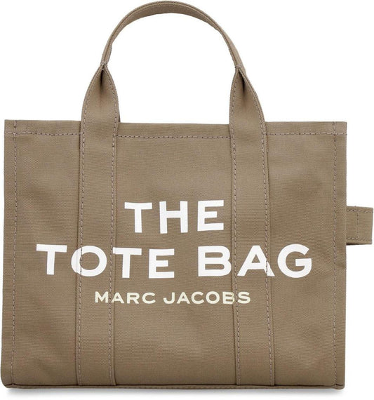 Marc Jacobs Logo Printed Zipped Medium Tote Bag