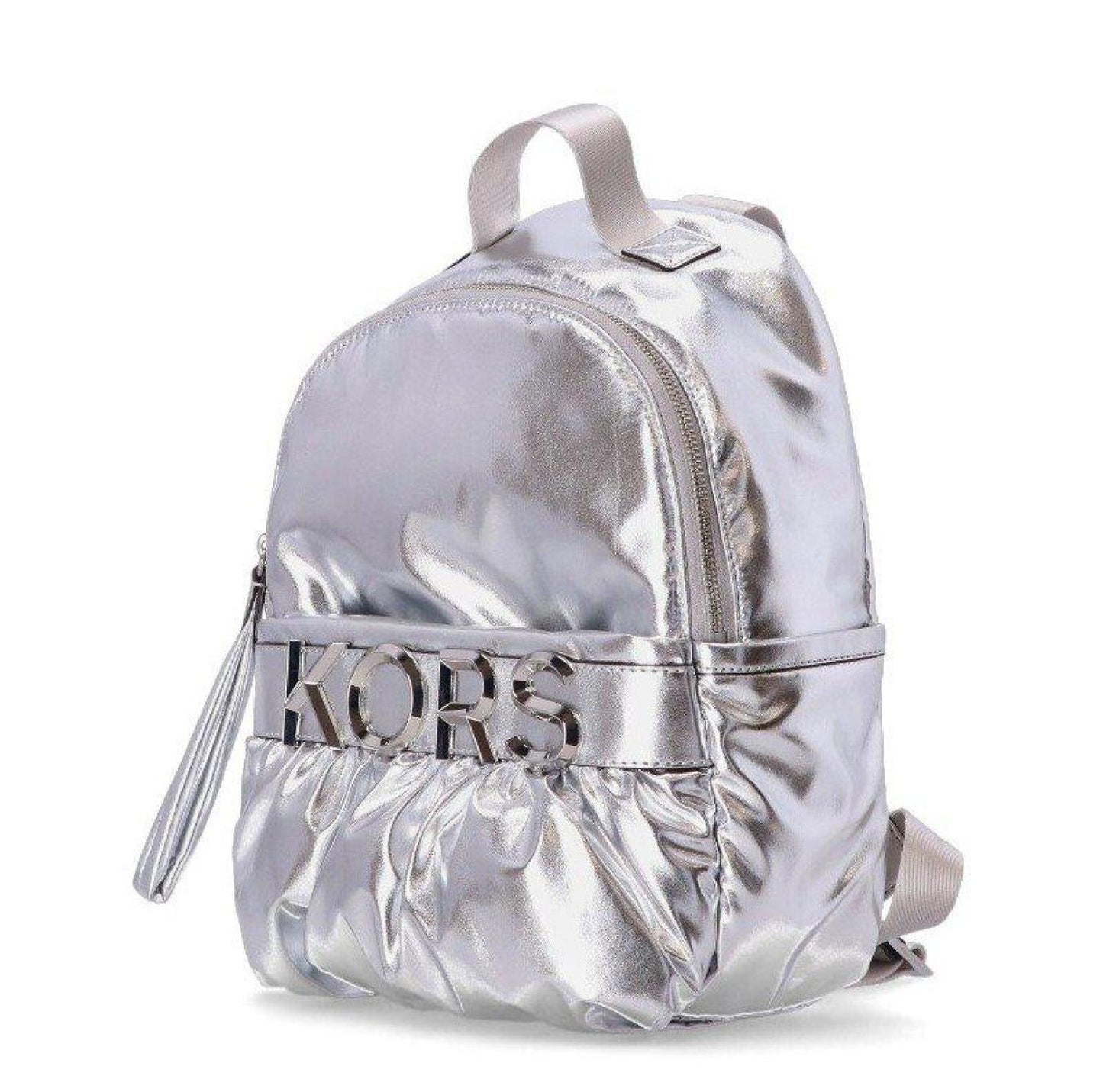 Michael Kors Logo-Lettering Ruched Backpack