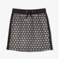 Metallic Logo Stretch Knit Skirt