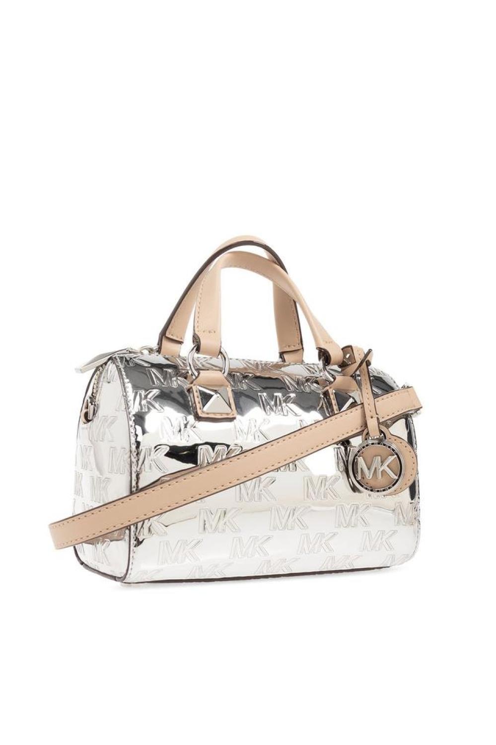 Michael Michael Kors Grayson Logo Embossed Mini Tote Bag