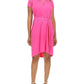 Womens Chain Cocktail Sheath Dress