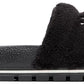 Black 'The Terry Slide' Sandals