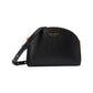 Morgan Saffiano Leather Double Zip Dome Crossbody