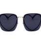 Marc Jacobs Eyewear Heart Frame Sunglasses