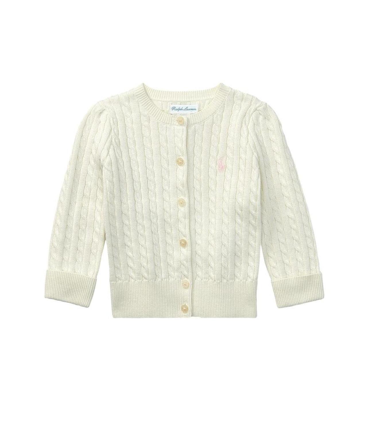 Cable-Knit Cotton Cardigan (Infant)