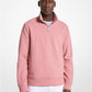 Cotton Blend Half-Zip Sweater