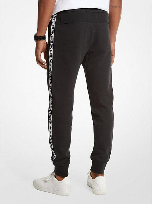 Logo Tape Cotton Blend Joggers