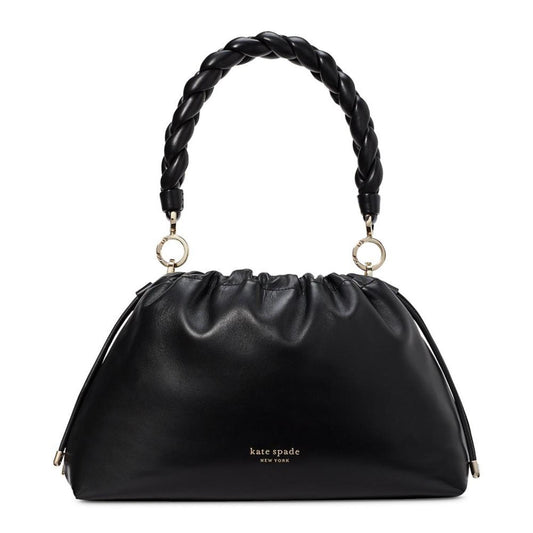 Meringue Smooth Nappa Leather Large Shoulder Bag