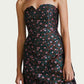 Sweetheart Mini Dress In Multi