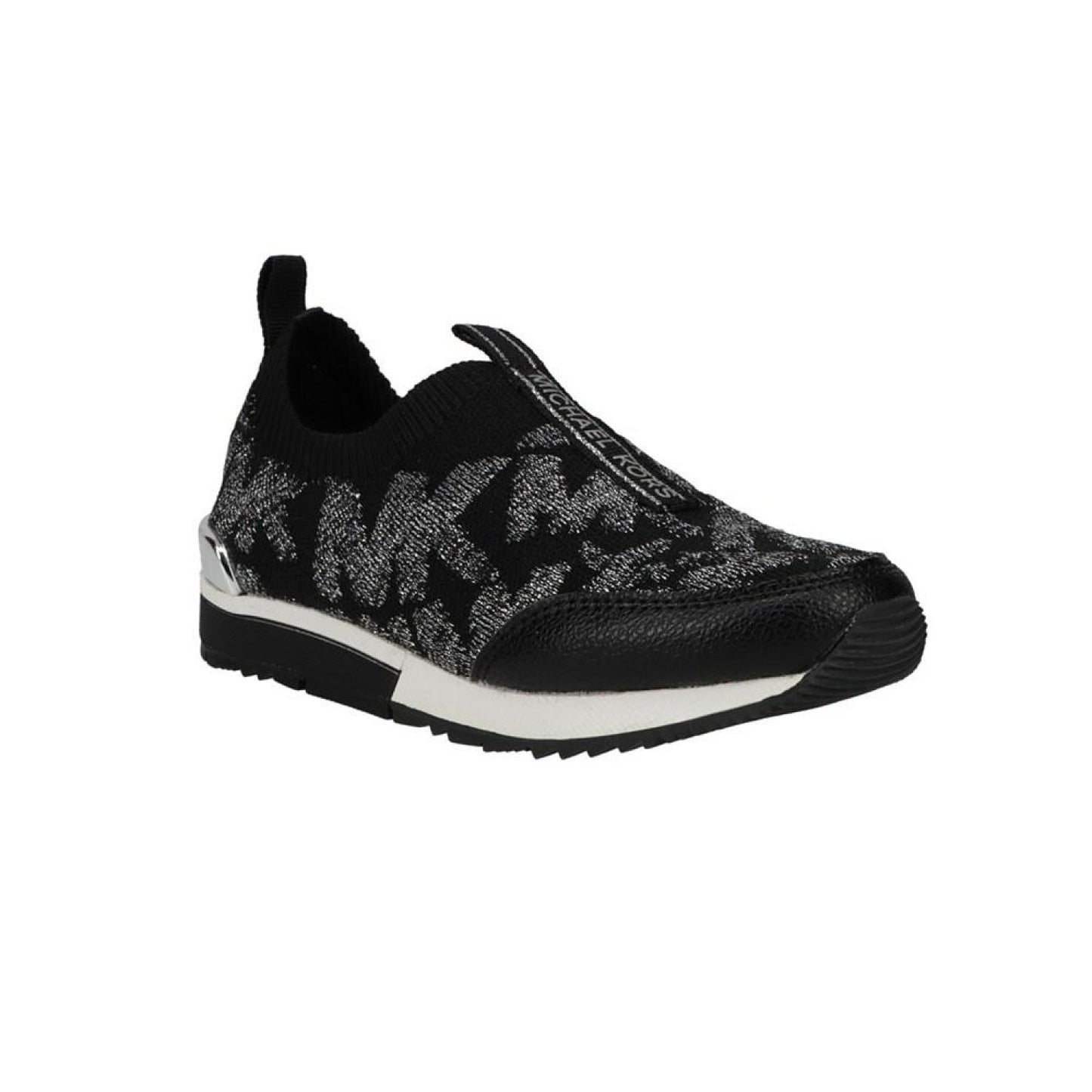 Little Girls Allie Sock Logo Slip On Sneakers