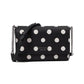 Morgan Sunshine Dot Printed Pvc Flap Chain Wallet