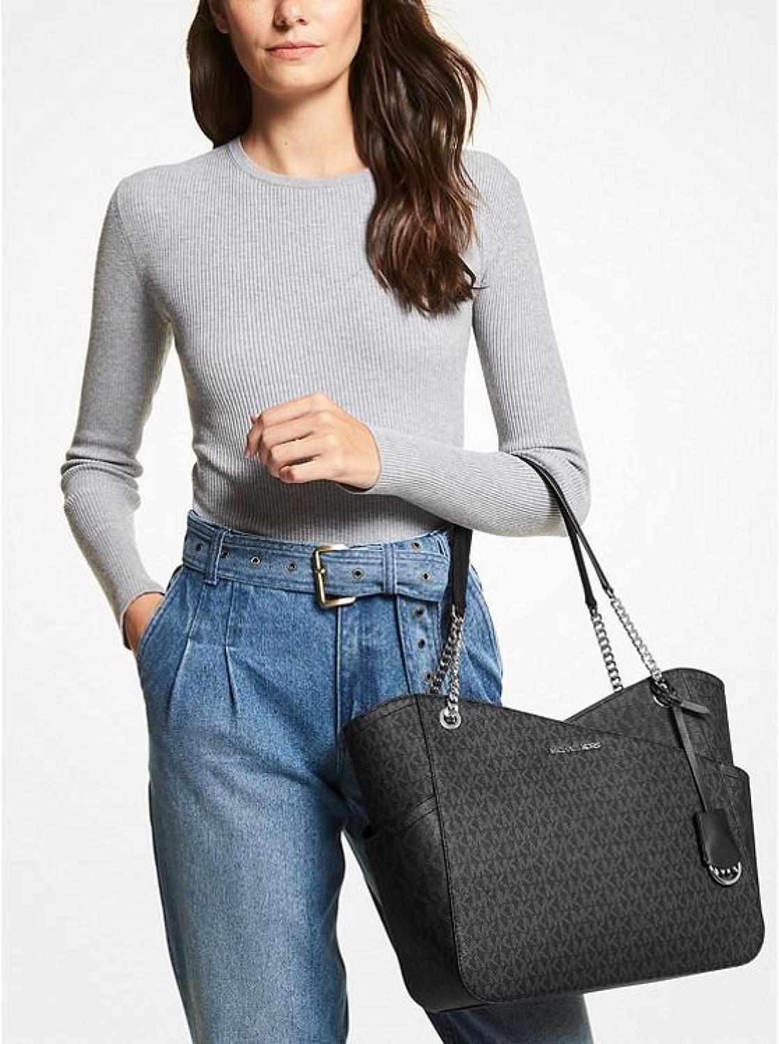 ショルダーバッグ・ポシェット   Women's Monogram Medium Shoulder Bag 4K3114G UB Tory Burch Women's T Monogram Jacquard Small Shoulder Bag