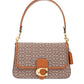 Coach Soft Tabby Logo Plaque Shoulder Bag