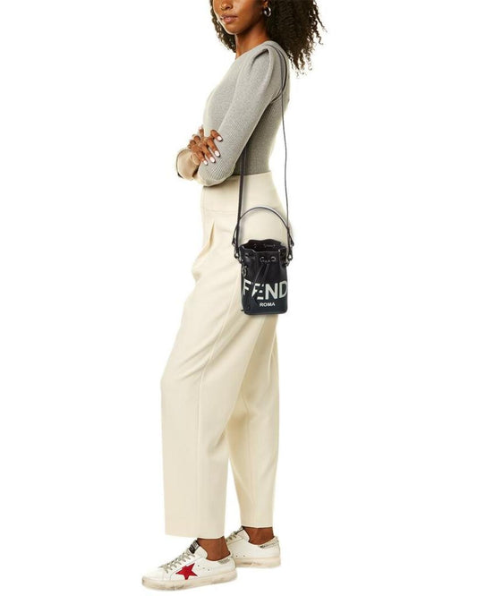 FENDI Mon Tresor Mini Leather Bucket Bag