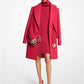 Wool Melton Slit Sleeve Coat