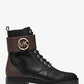 Tatum Leather and Logo Combat Boot