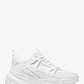 Nick Faux Leather and Mesh Trainer