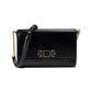 Morgan Bow Bedazzled Bow Patent Leather Flap Chain Wallet