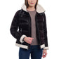Women's Petite Faux-Shearling Shine Puffer Coat, Created for Macy's