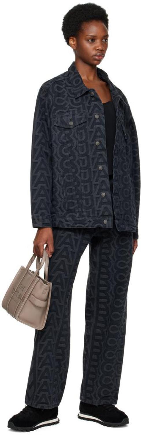 Black 'The Monogram' Jeans