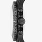Oversized Everest Black-Tone and Silicone Watch